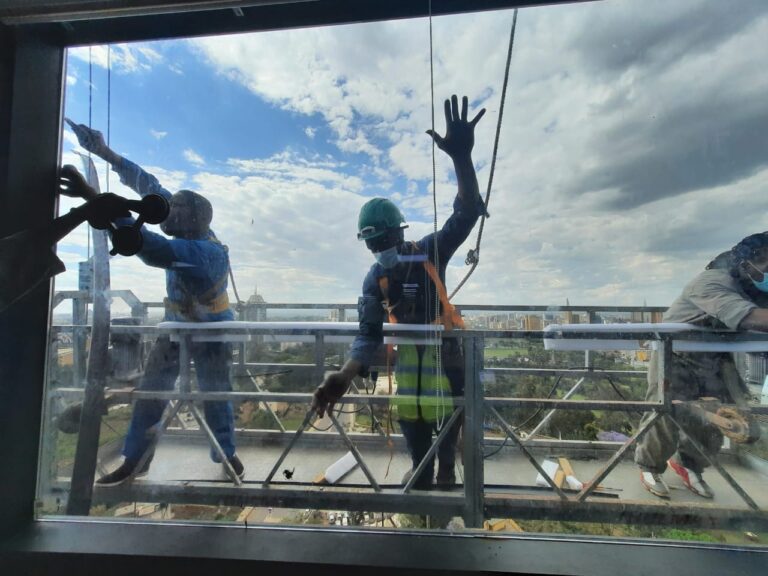Scaffolding- window cleaning